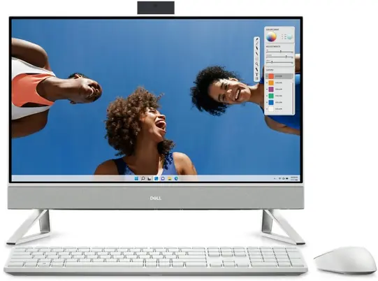 Todo en Uno Dell 23.8", Intel Core i7-150U 1.80GHz, 16GB, 1TB SSD, Windows 11 Home 64-bit, Blanco [All in one]