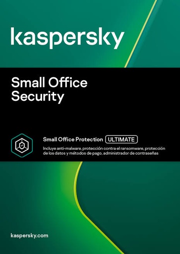 [KL4541ZDMFS] Small Office KASPERSKY ESD, 15 licencias + 2 servidores, 1 año